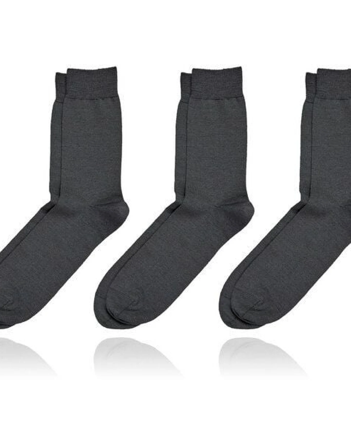grödo Gemütliche Wollsocken mit Baumwollanteil, alles Bio, für Damen und Herren (3er Pack) – Ansicht 3