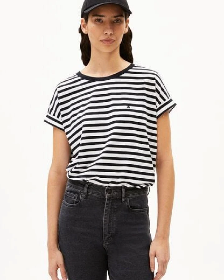 ARMEDANGELS IDAARA STRIPES Damen T-Shirt aus Bio-Baumwolle