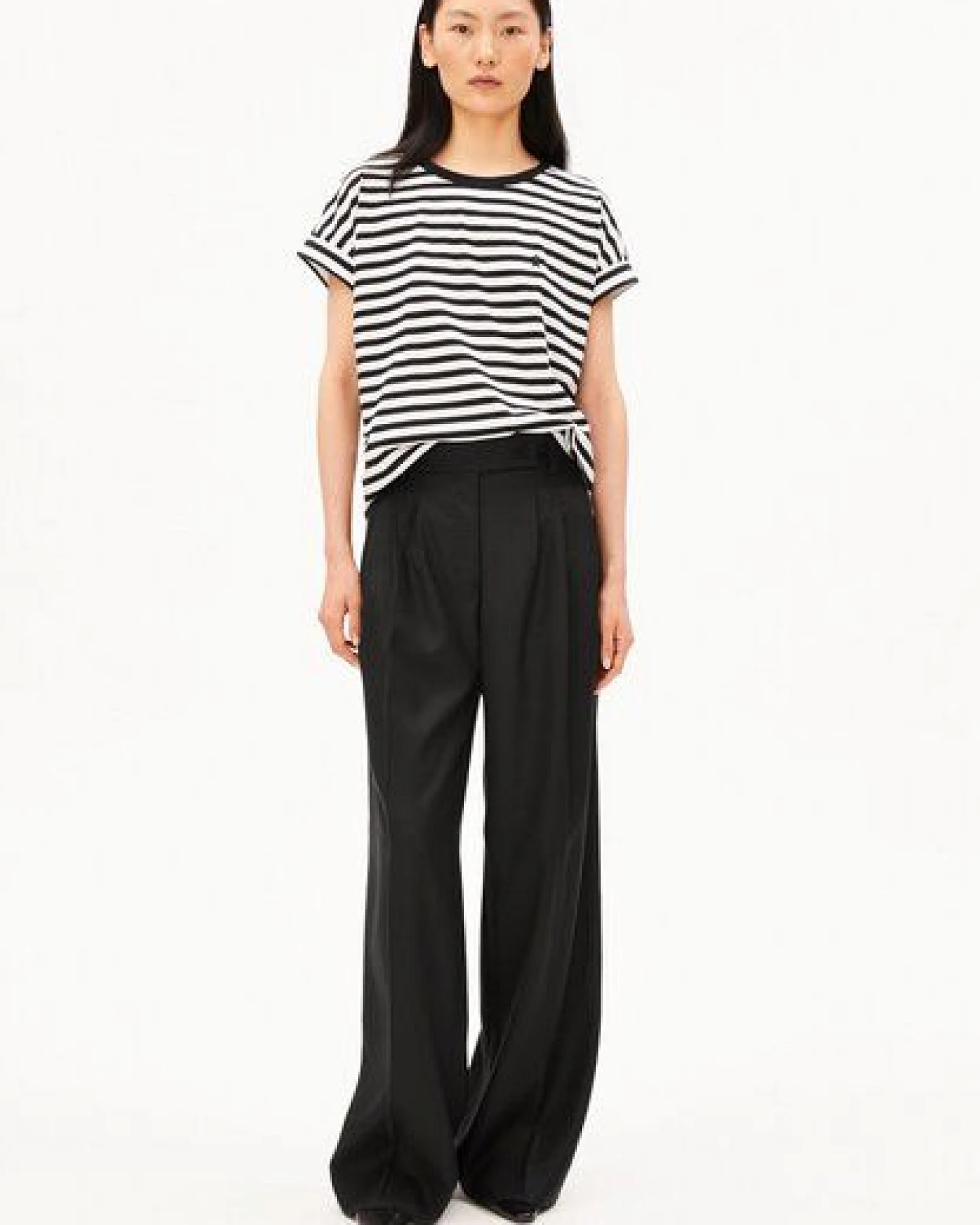 ARMEDANGELS IDAARA STRIPES Damen T-Shirt aus Bio-Baumwolle – Ansicht 4