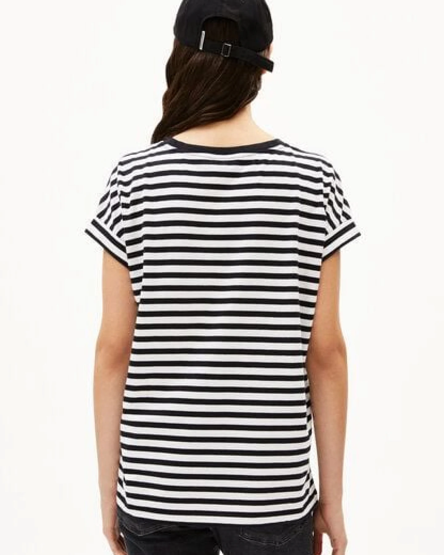 ARMEDANGELS IDAARA STRIPES Damen T-Shirt aus Bio-Baumwolle – Ansicht 2