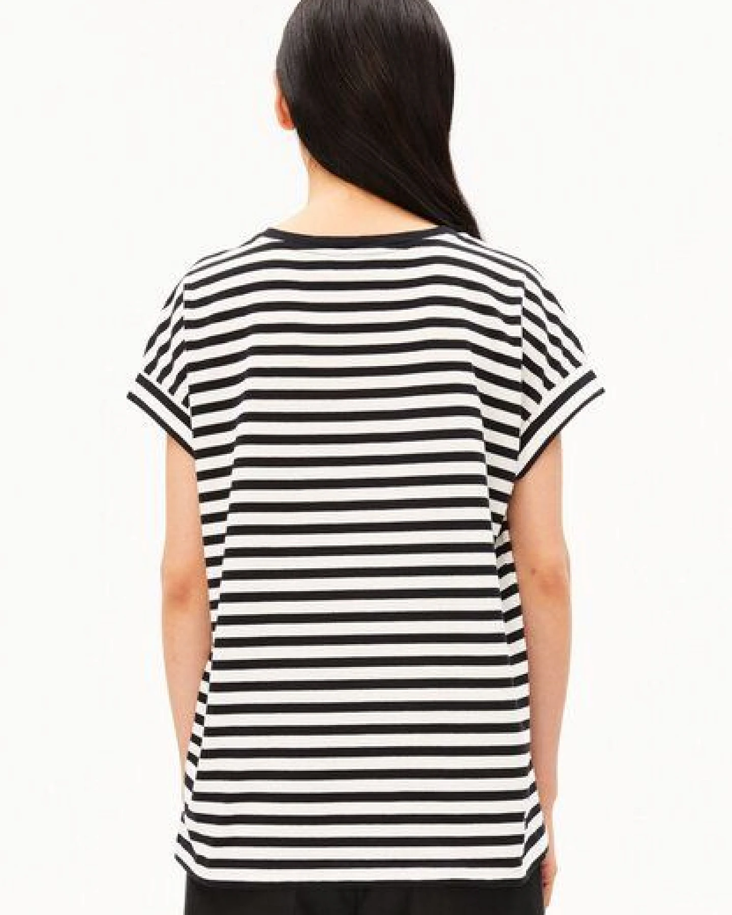 ARMEDANGELS IDAARA STRIPES Damen T-Shirt aus Bio-Baumwolle – Ansicht 2