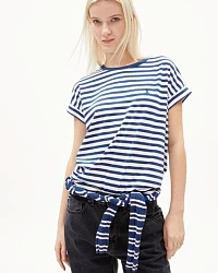 Produktseite: ARMEDANGELS IDAARA STRIPES Damen T-Shirt aus Bio-Baumwolle