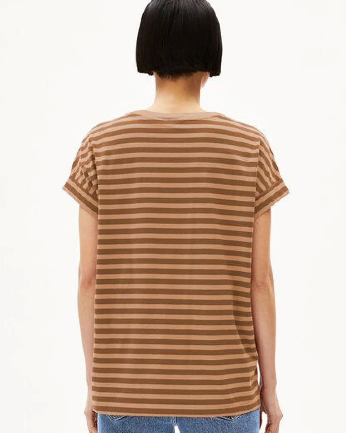 ARMEDANGELS IDAARA STRIPES Damen T-Shirt aus Bio-Baumwolle – Ansicht 2