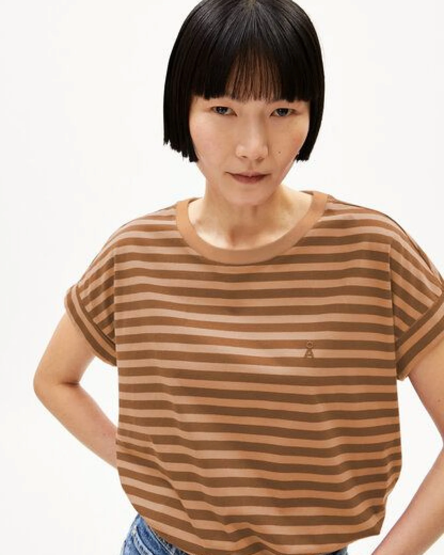 ARMEDANGELS IDAARA STRIPES Damen T-Shirt aus Bio-Baumwolle – Ansicht 3