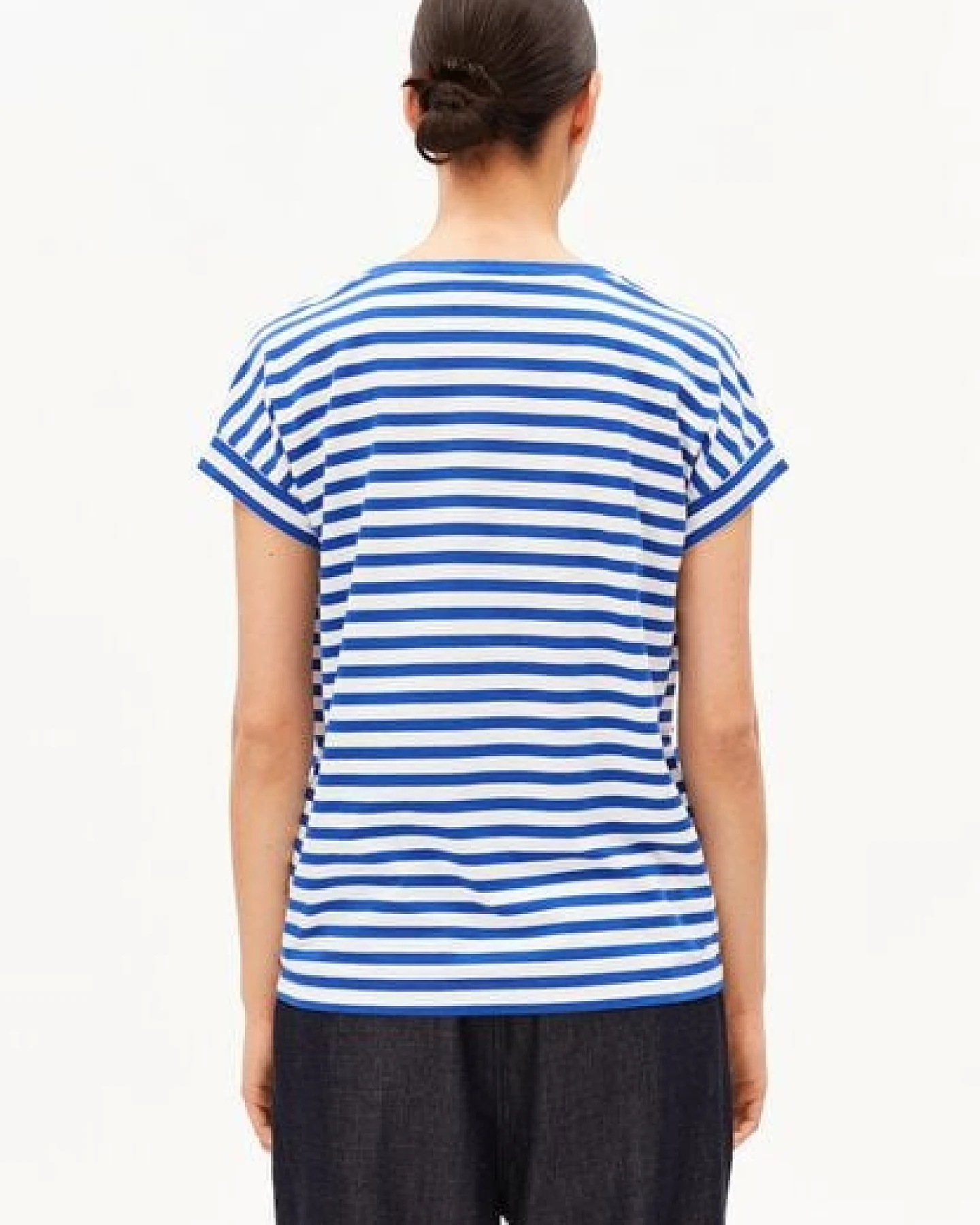 ARMEDANGELS IDAARA STRIPES Damen T-Shirt aus Bio-Baumwolle – Ansicht 2
