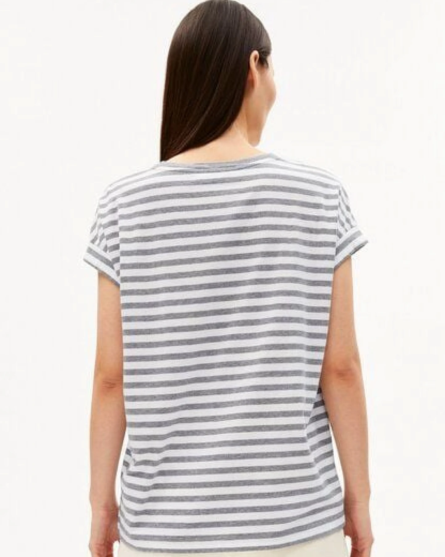 ARMEDANGELS IDAARA STRIPES Damen T-Shirt aus Bio-Baumwolle – Ansicht 2