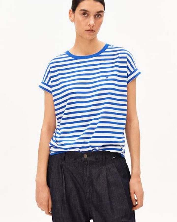 ARMEDANGELS IDAARA STRIPES Damen T-Shirt aus Bio-Baumwolle