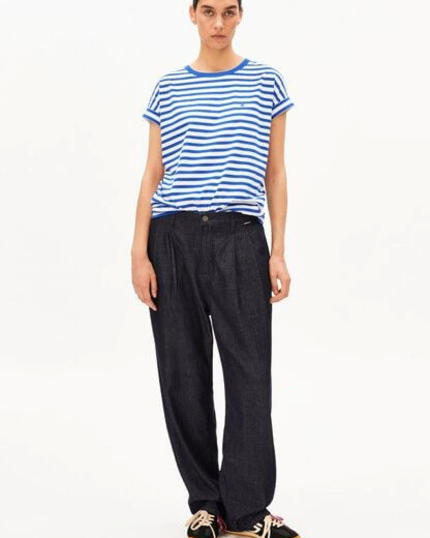 ARMEDANGELS IDAARA STRIPES Damen T-Shirt aus Bio-Baumwolle – Ansicht 4