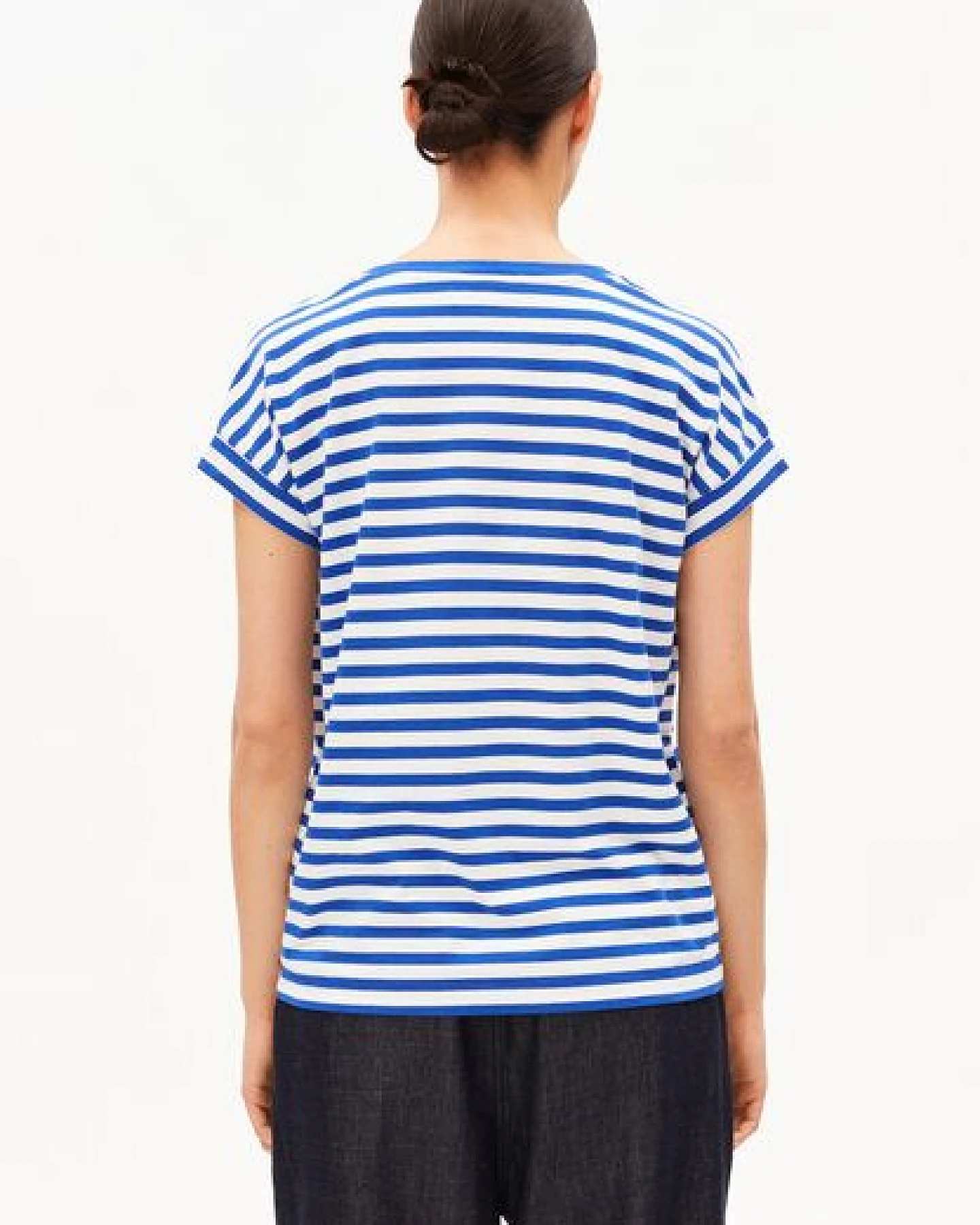 ARMEDANGELS IDAARA STRIPES Damen T-Shirt aus Bio-Baumwolle – Ansicht 2