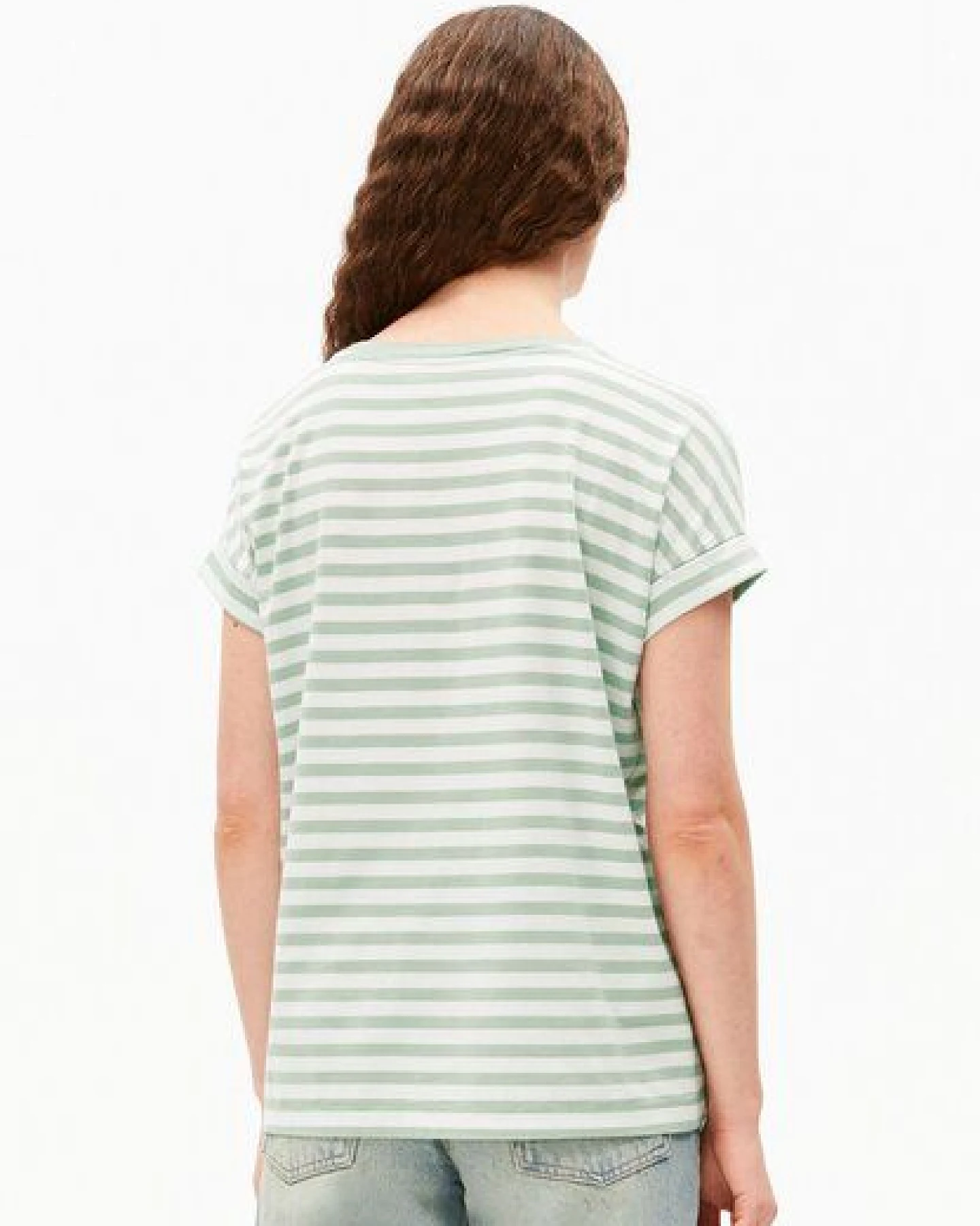 ARMEDANGELS IDAARA STRIPES Damen T-Shirt aus Bio-Baumwolle – Ansicht 2