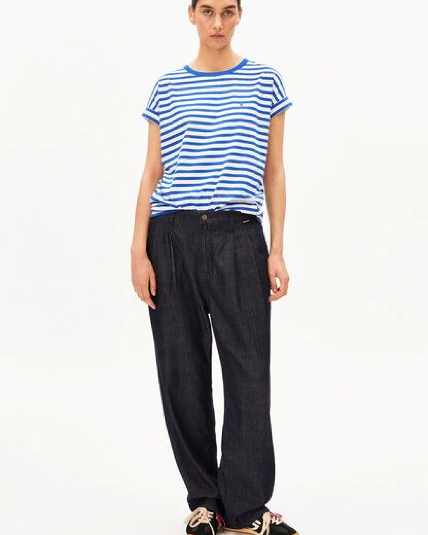 ARMEDANGELS IDAARA STRIPES Damen T-Shirt aus Bio-Baumwolle – Ansicht 4