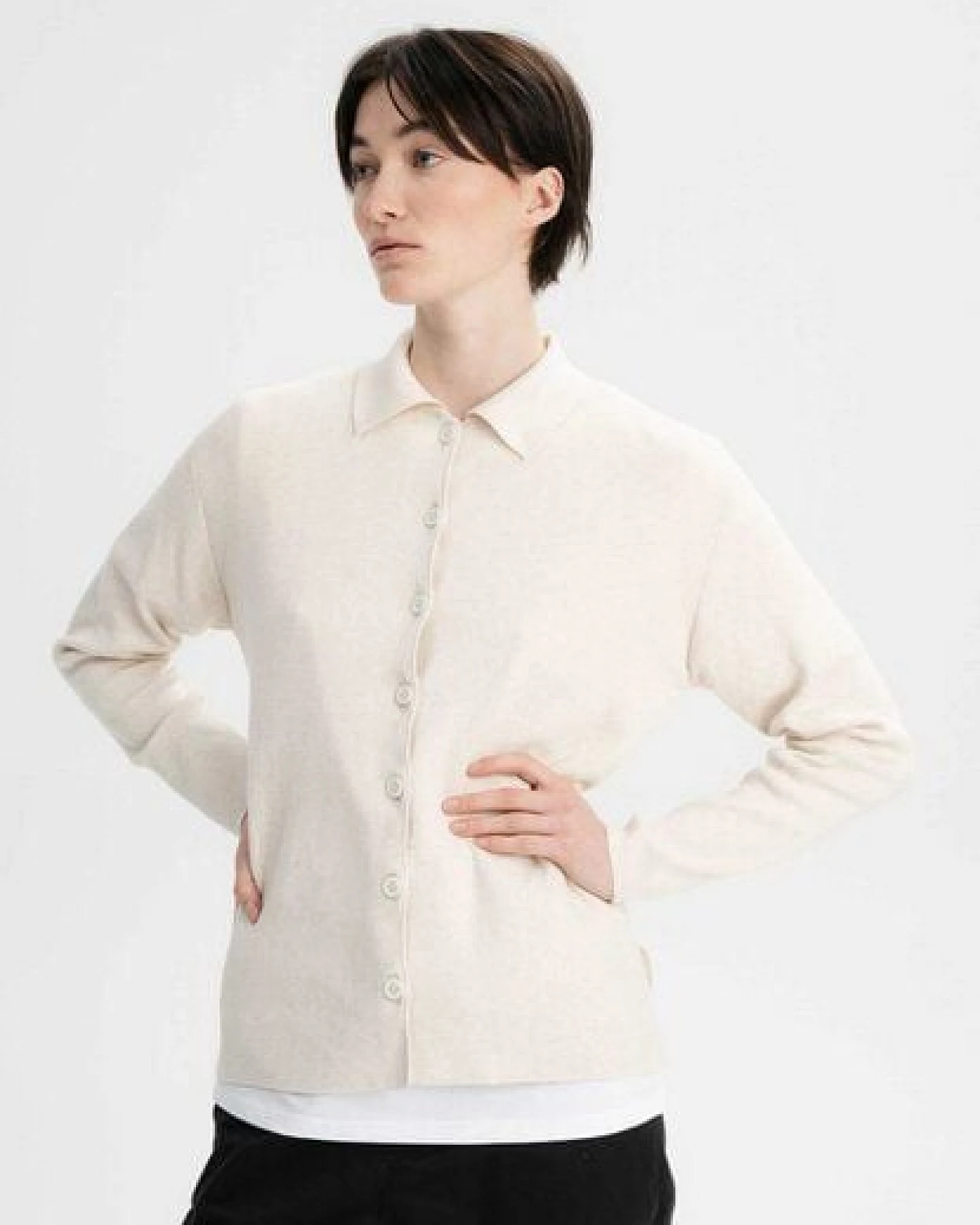 Feinstrick Cardigan ULUPI – Ansicht 2
