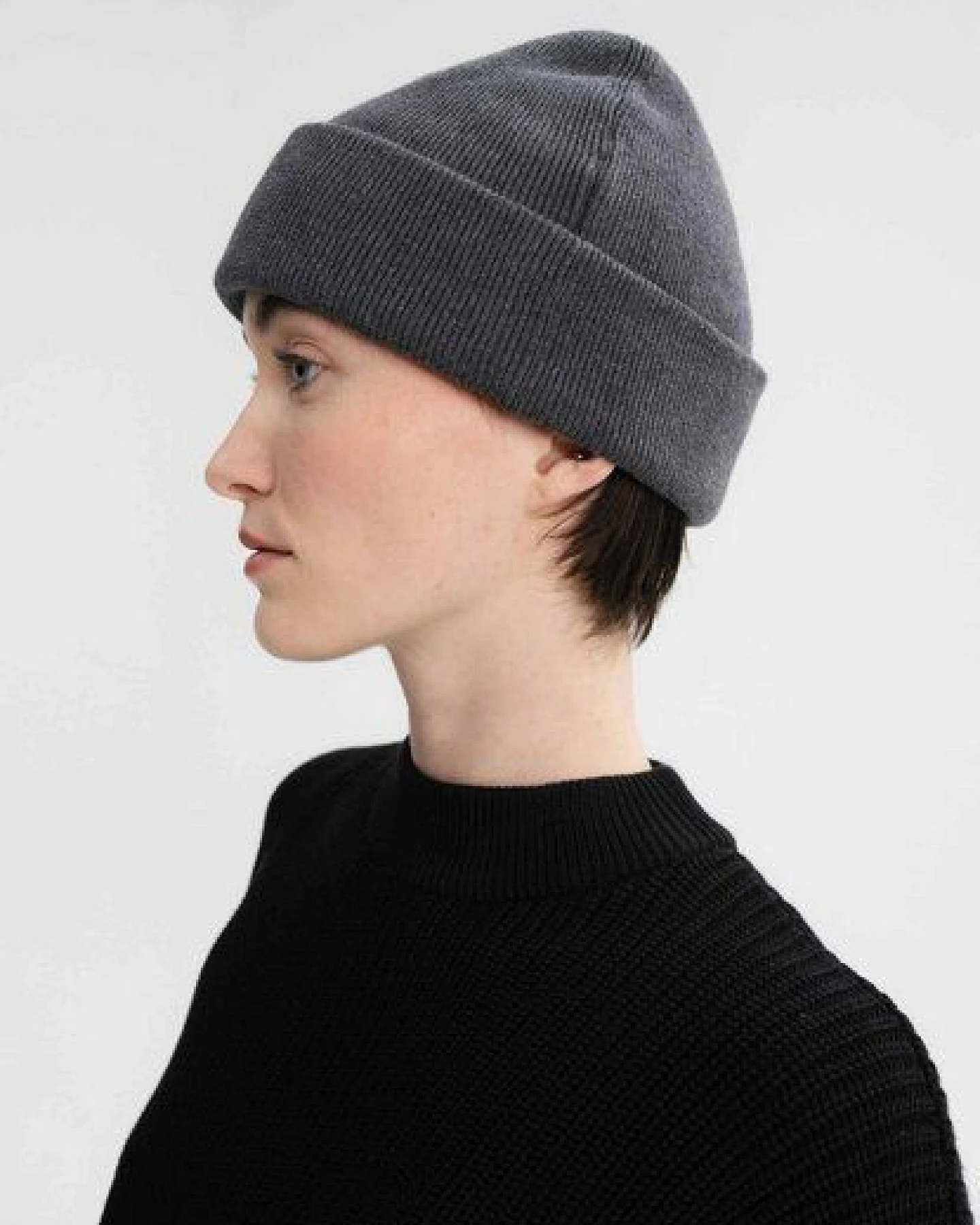 MELA Feinstrick Mütze Style HIMMAT aus 100% Bio-Baumwolle – Ansicht 3