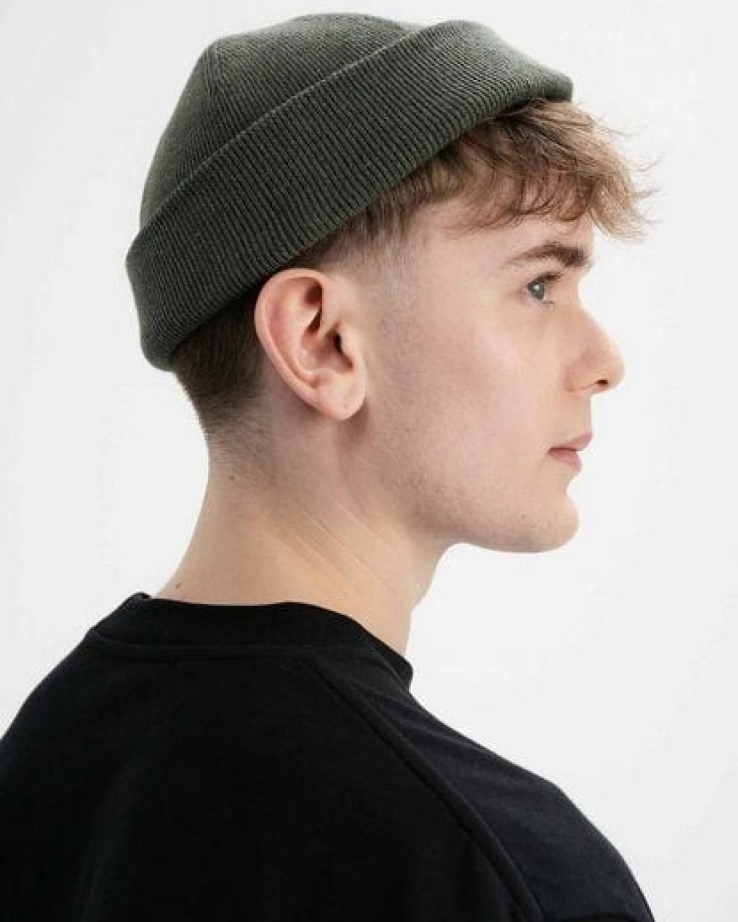 MELA Feinstrick Mütze kurz Style LESH aus 100% Bio-Baumwolle – Ansicht 4