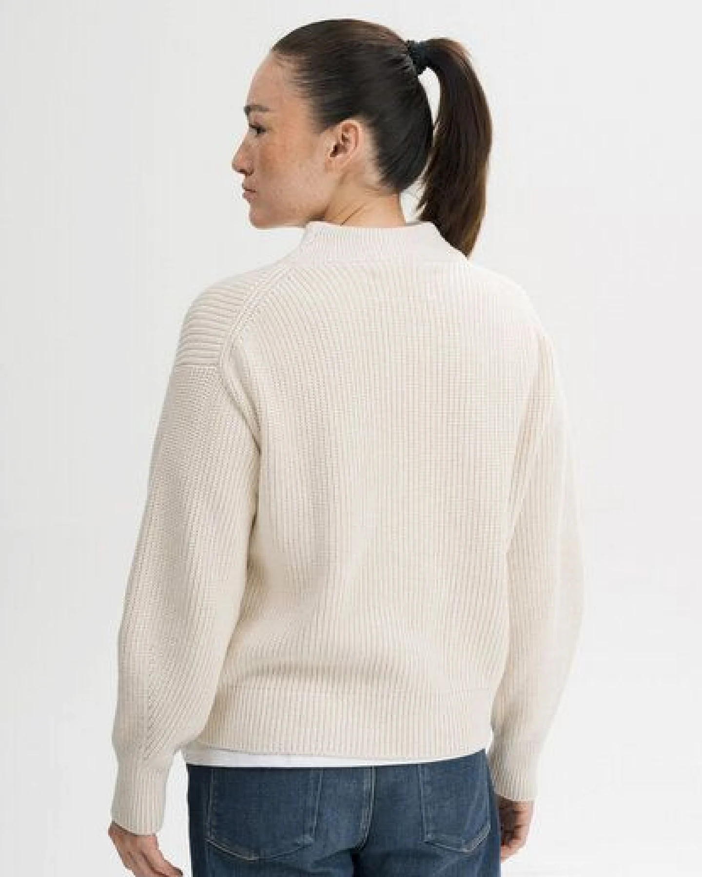 MELA Rippstrick Troyer Style KIMAYA aus 100% Bio-Baumwolle – Ansicht 2