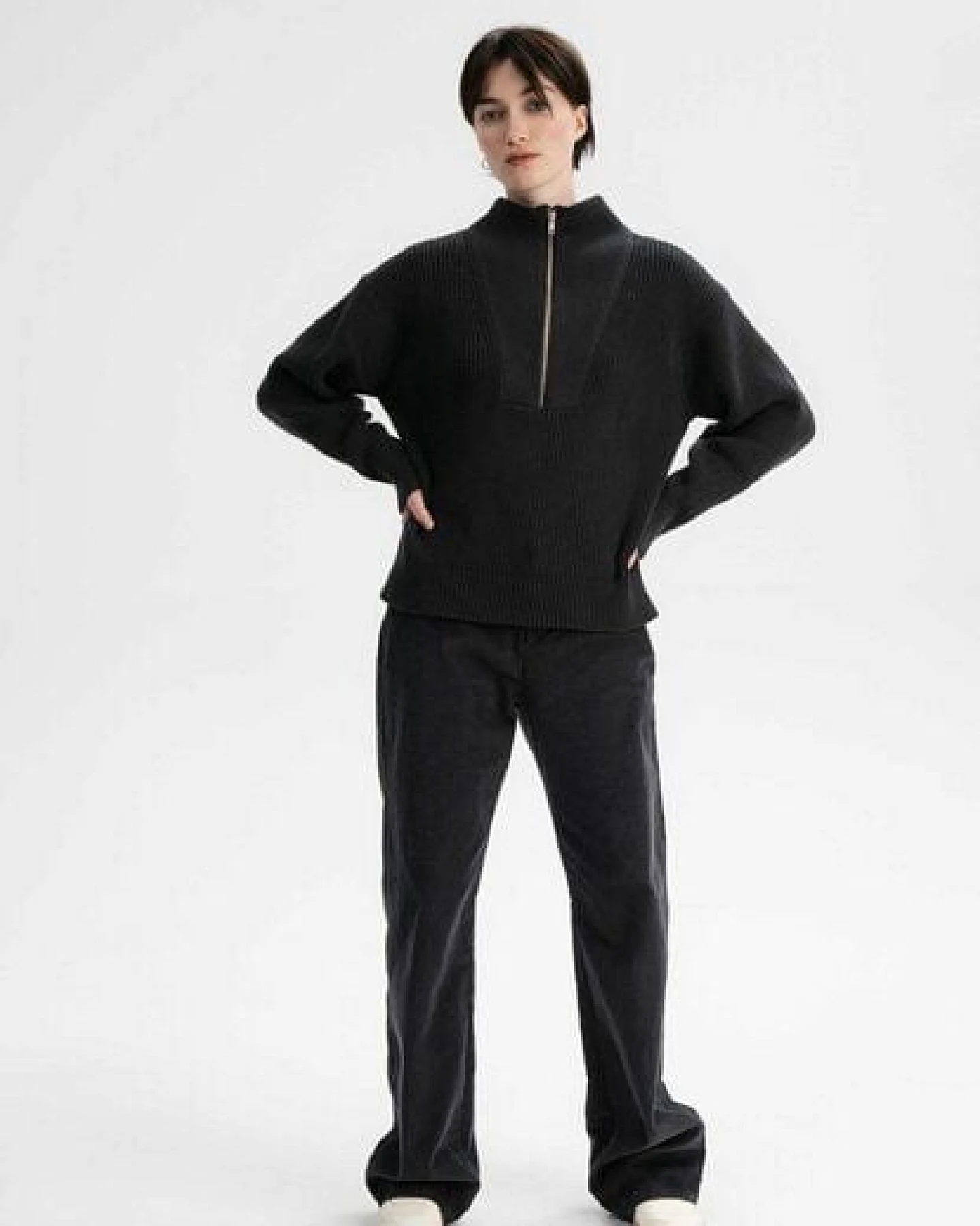 MELA Rippstrick Troyer Style KIMAYA aus 100% Bio-Baumwolle – Ansicht 4