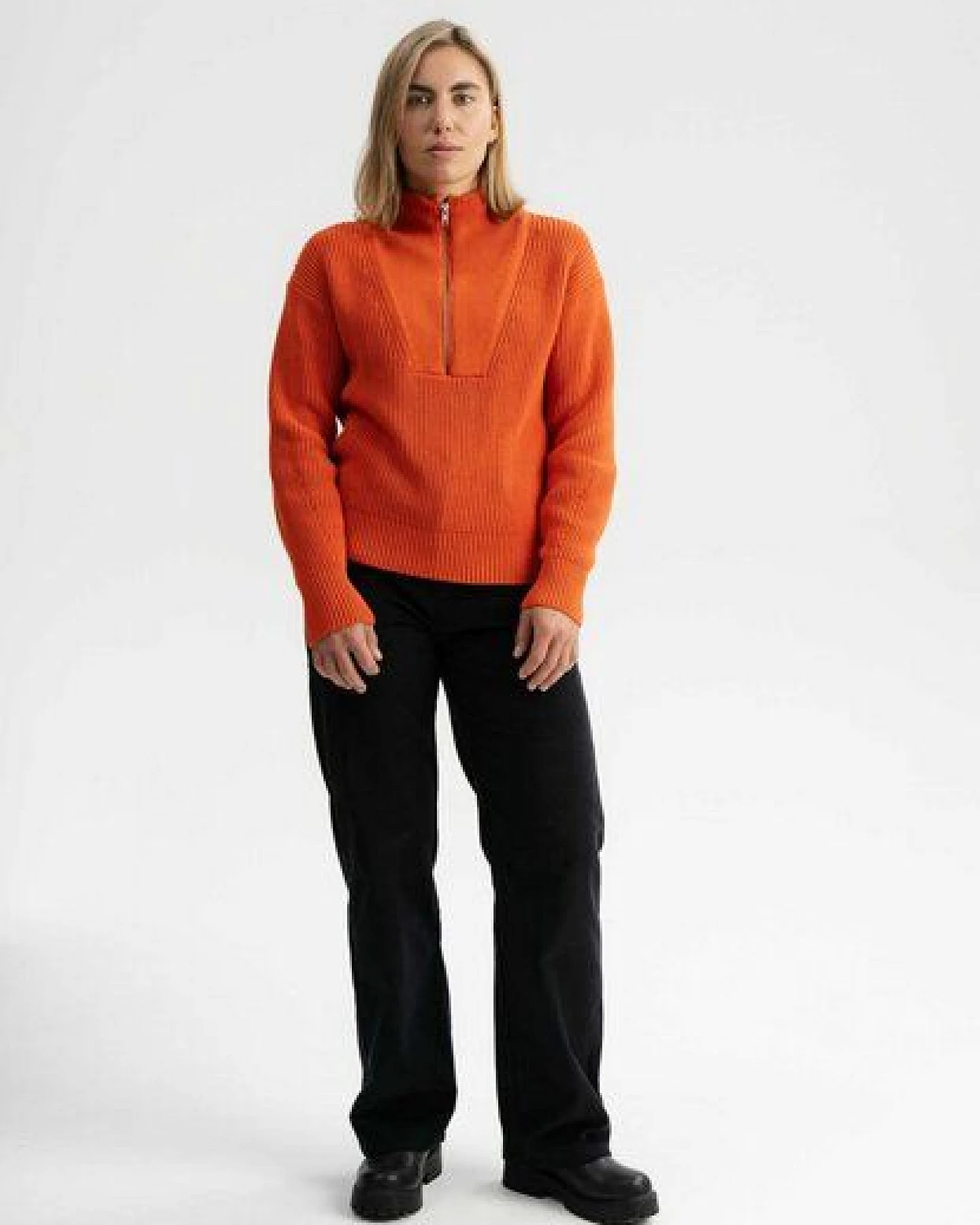 MELA Rippstrick Troyer Style KIMAYA aus 100% Bio-Baumwolle – Ansicht 3