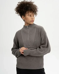 Produktseite: MELA Rippstrick Troyer Style KIMAYA aus 100% Bio-Baumwolle