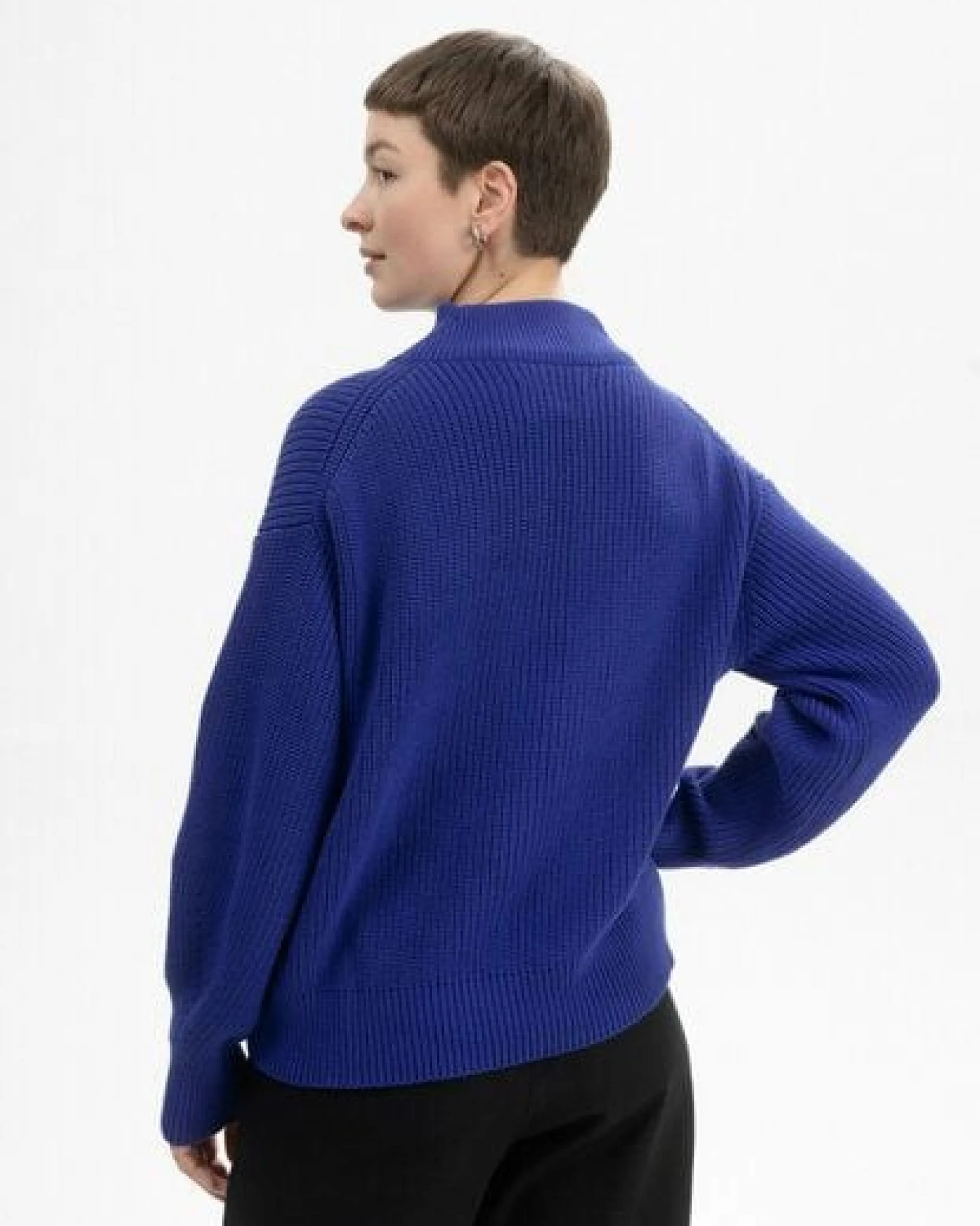 MELA Rippstrick Troyer Style KIMAYA aus 100% Bio-Baumwolle – Ansicht 3