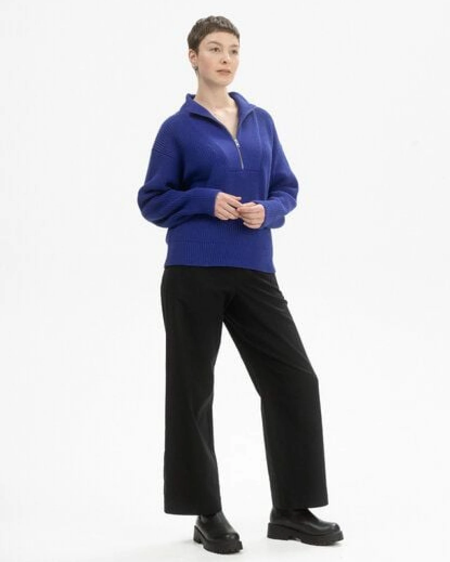 MELA Rippstrick Troyer Style KIMAYA aus 100% Bio-Baumwolle – Ansicht 4