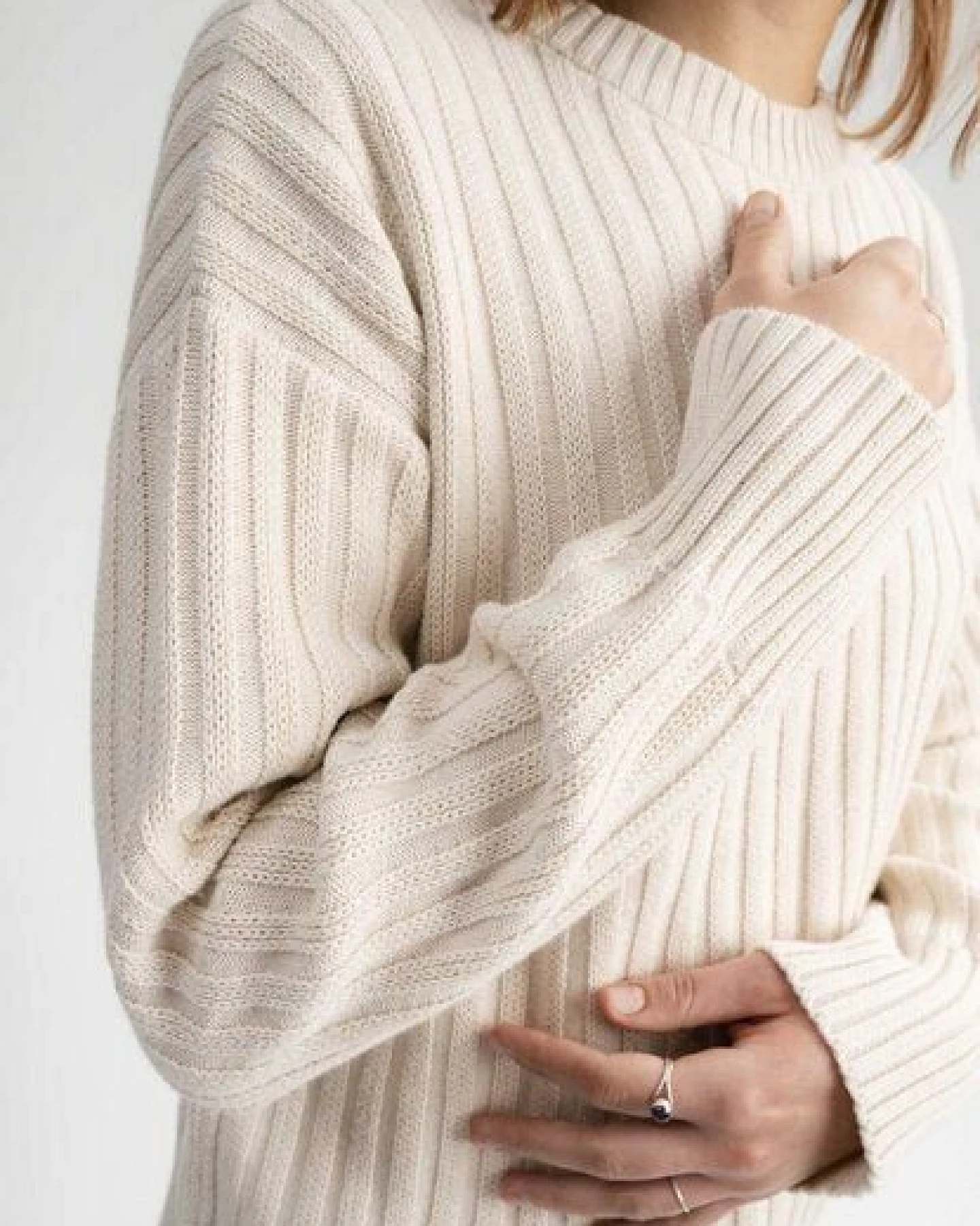 Strukturierter Strickpullover ISHANI – Ansicht 4