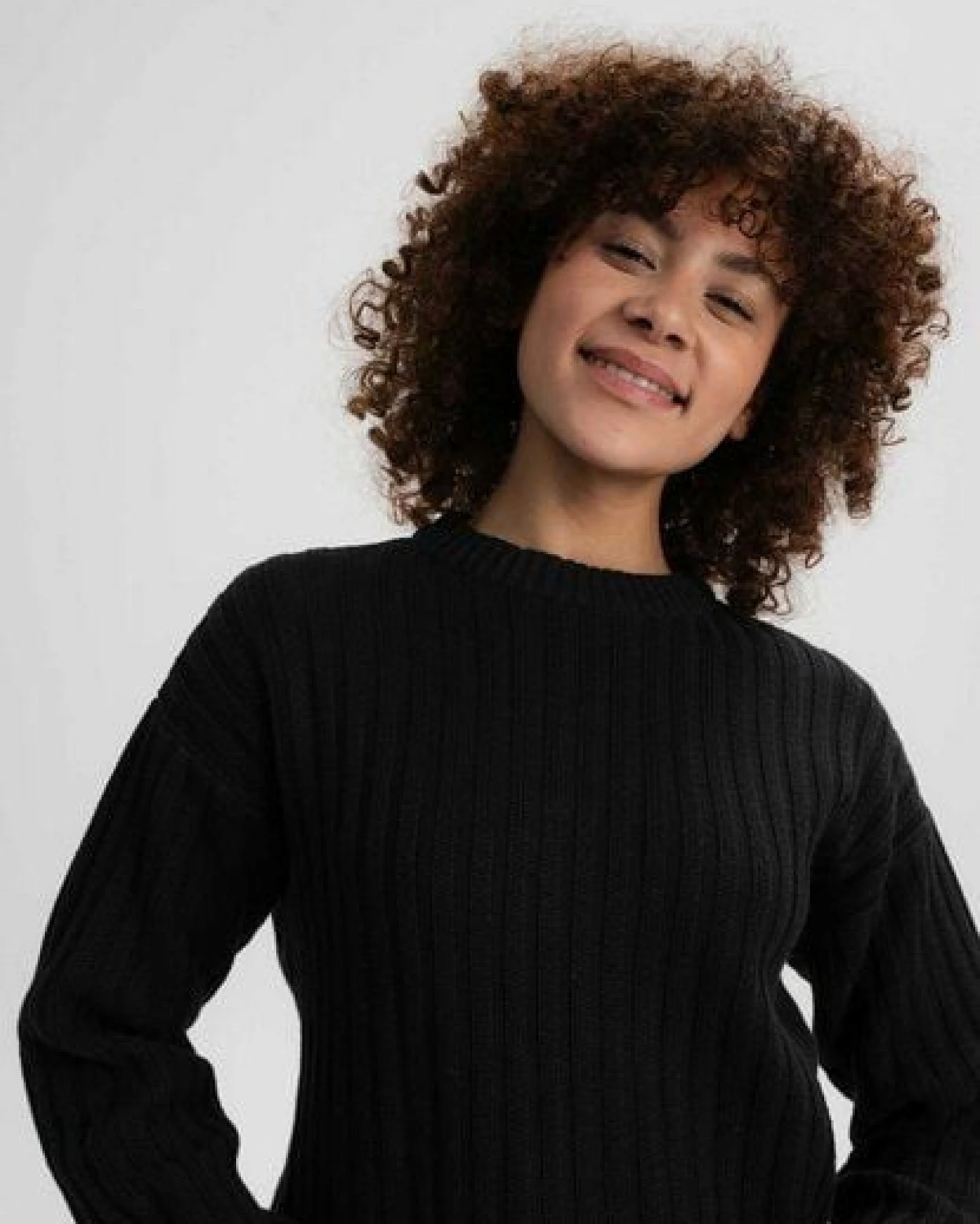 Strukturierter Strickpullover ISHANI – Ansicht 4