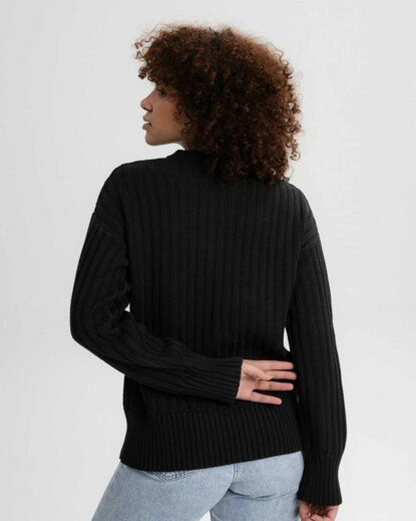 Strukturierter Strickpullover ISHANI – Ansicht 2