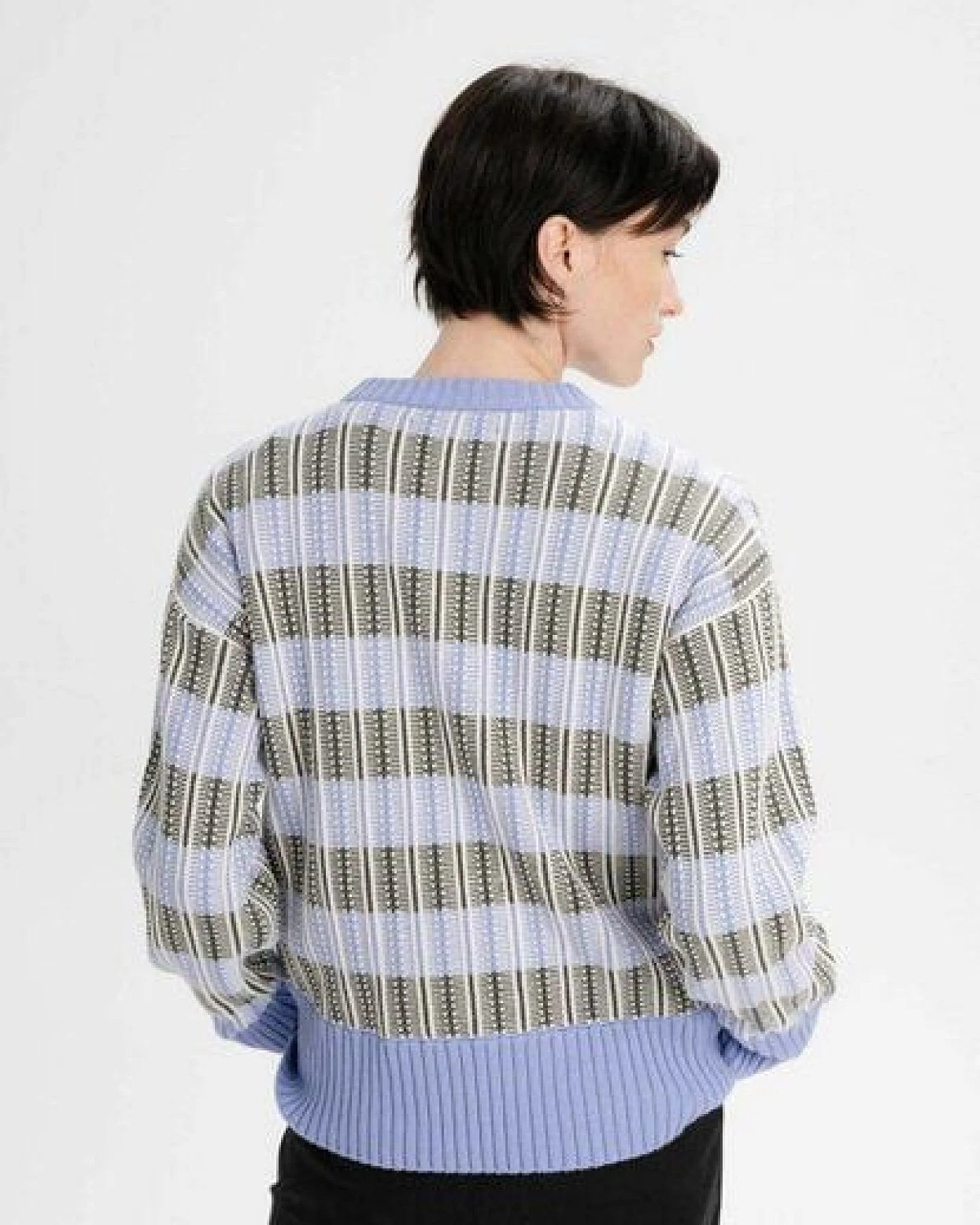 Strukturierter Strickpullover ISHANI – Ansicht 3