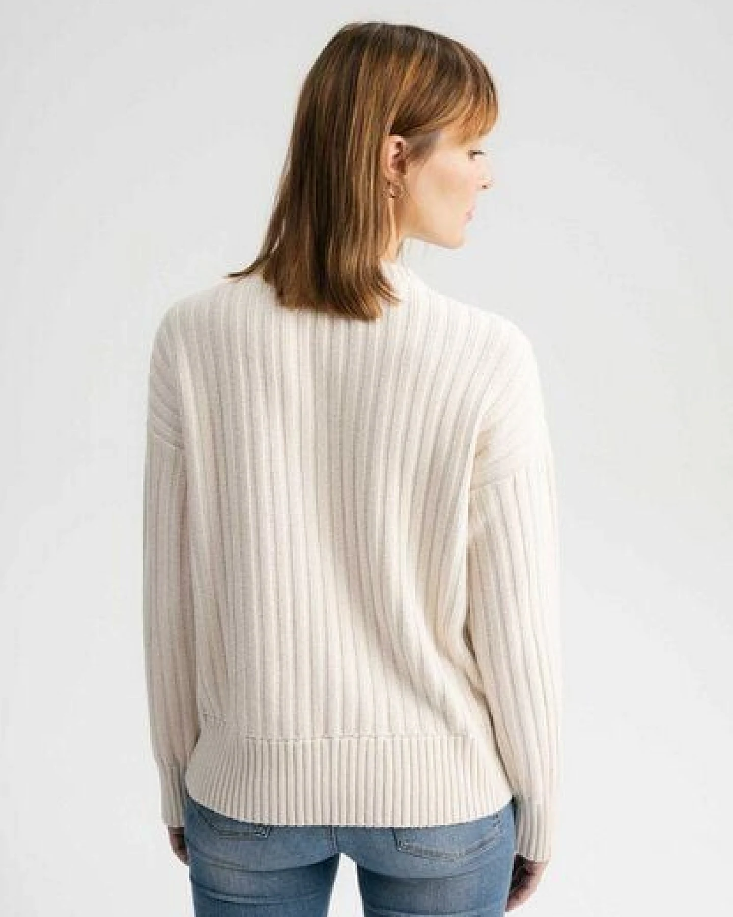 Strukturierter Strickpullover ISHANI – Ansicht 2