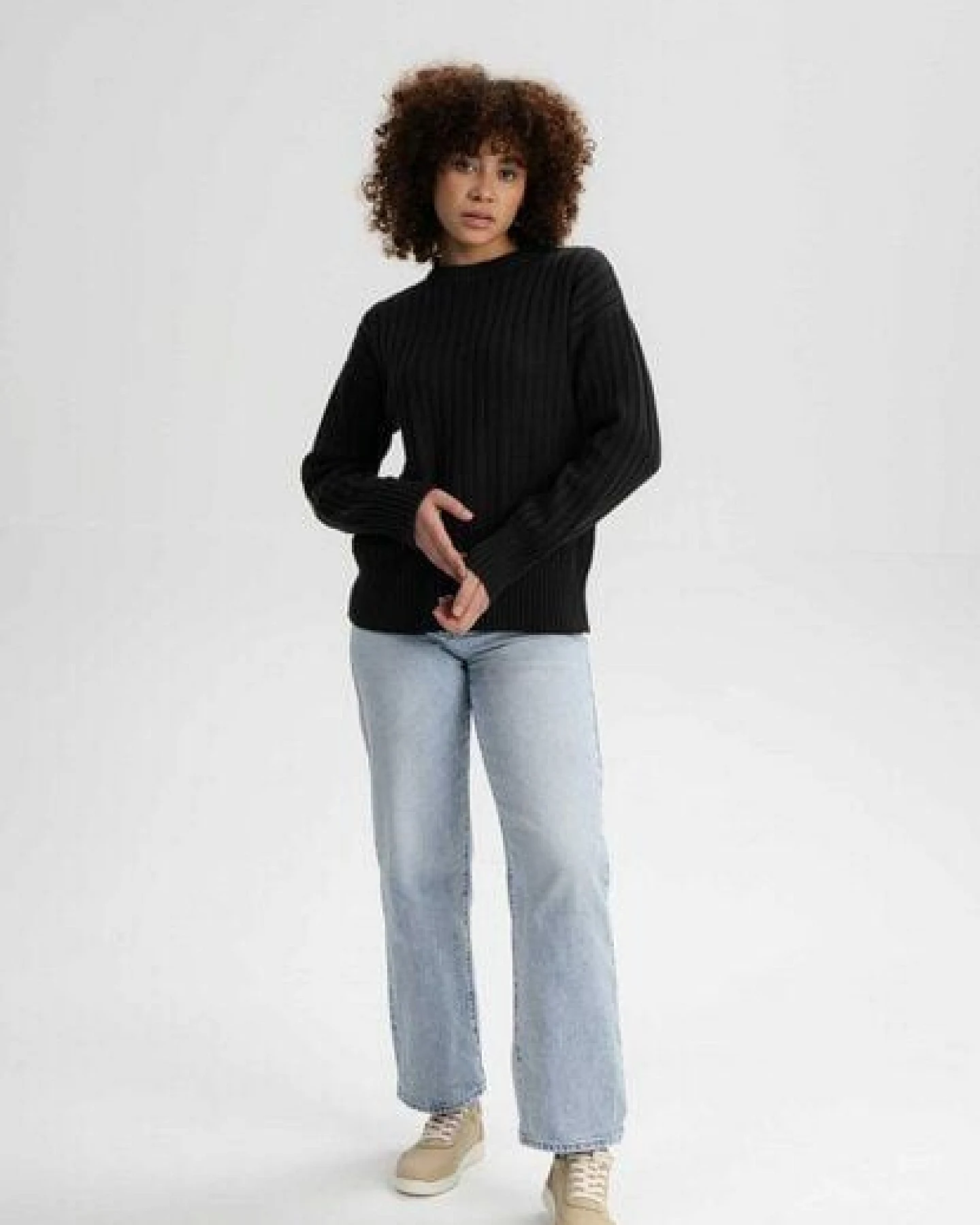 Strukturierter Strickpullover ISHANI – Ansicht 3