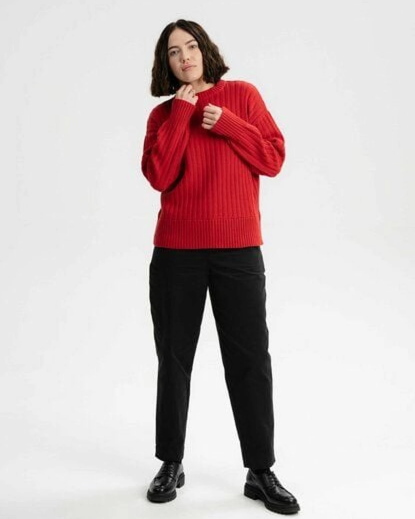 Strukturierter Strickpullover ISHANI – Ansicht 4