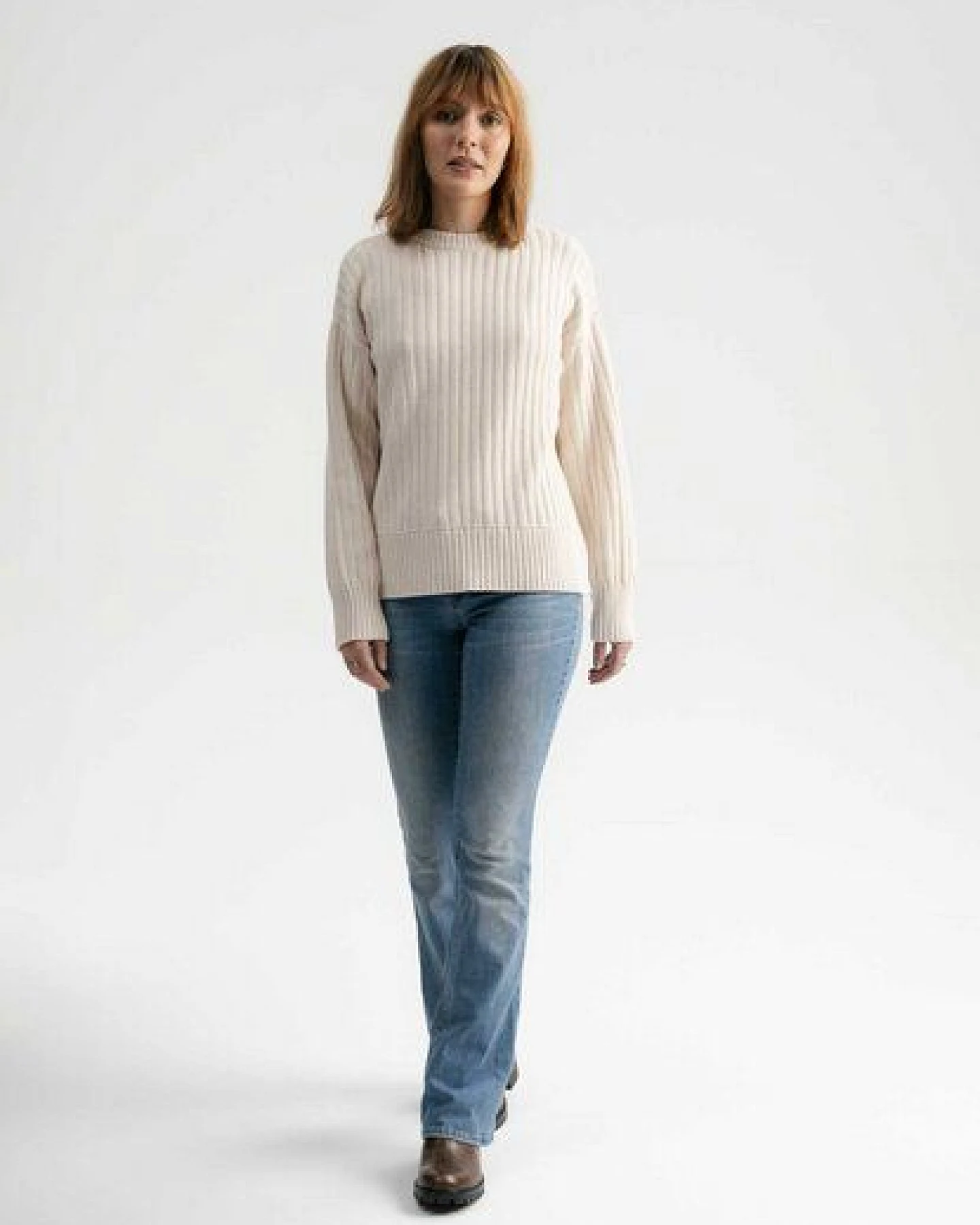 Strukturierter Strickpullover ISHANI – Ansicht 3