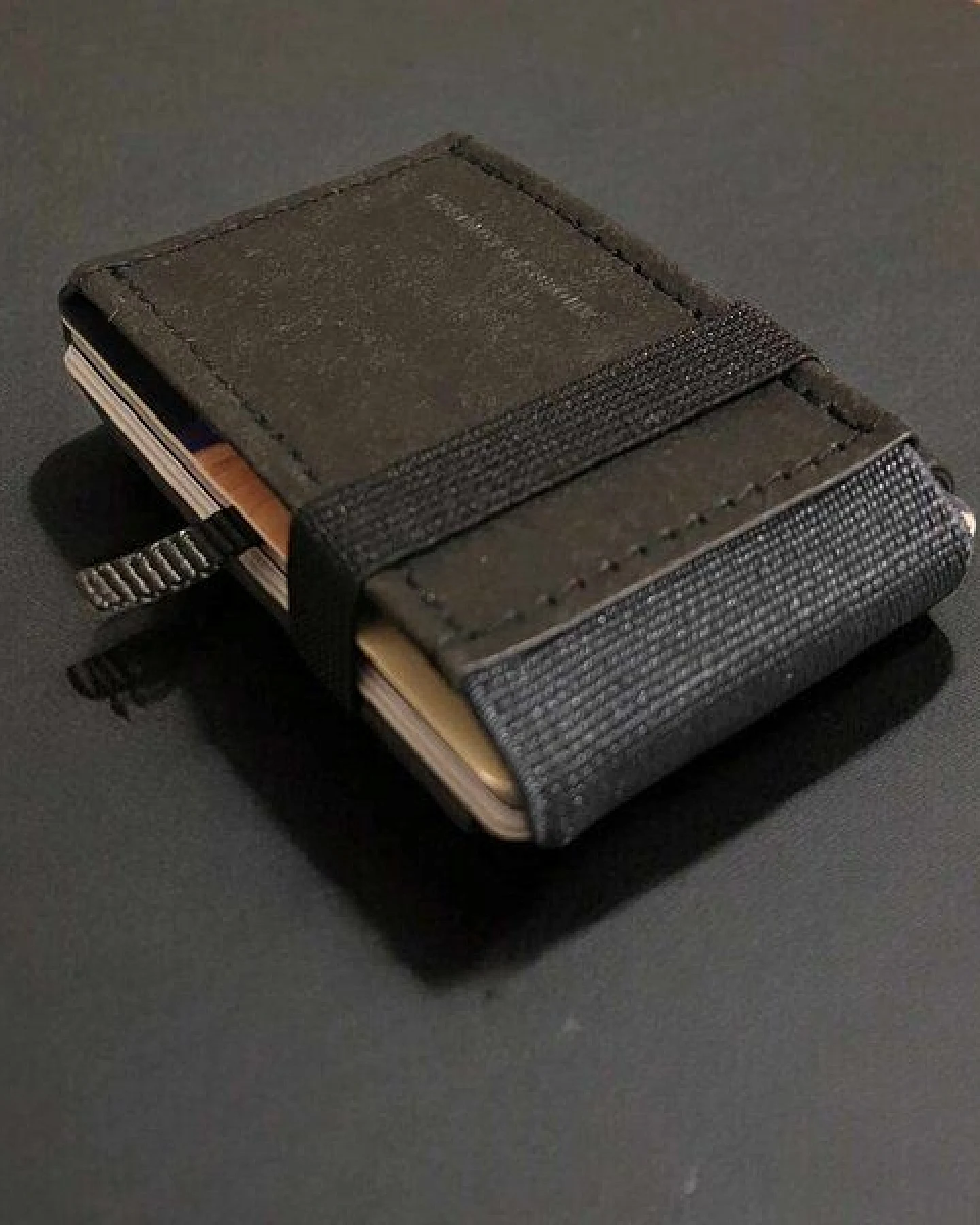 ANDERS & KOMISCH MINI DELUXE Slim Wallet mit RFID Schutz und Münzfach Schwarz – Ansicht 3
