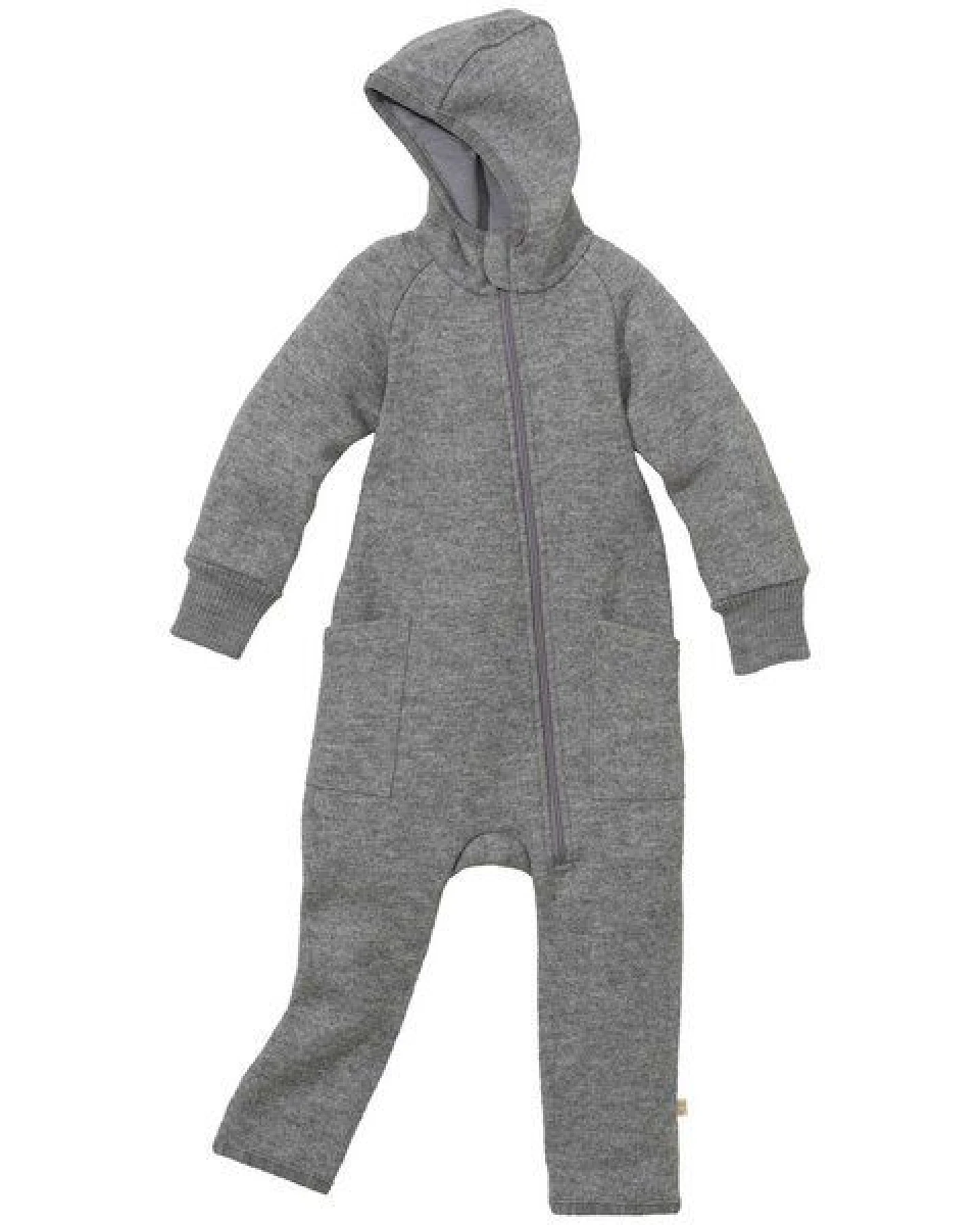 Disana Baby Walk Zipp Overall kbT-Merinowolle – Ansicht 2