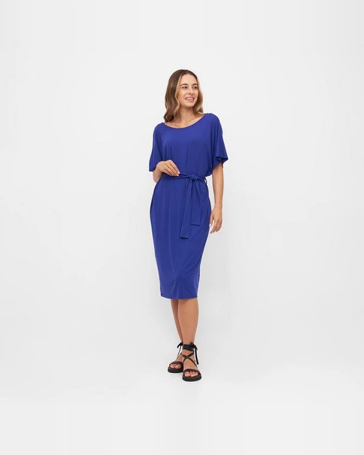 WiDDA berlin Jerseykleid ANNA kobalt aus ECOVERO® Jersey