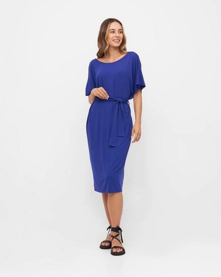 WiDDA berlin Jerseykleid ANNA kobalt aus ECOVERO® Jersey