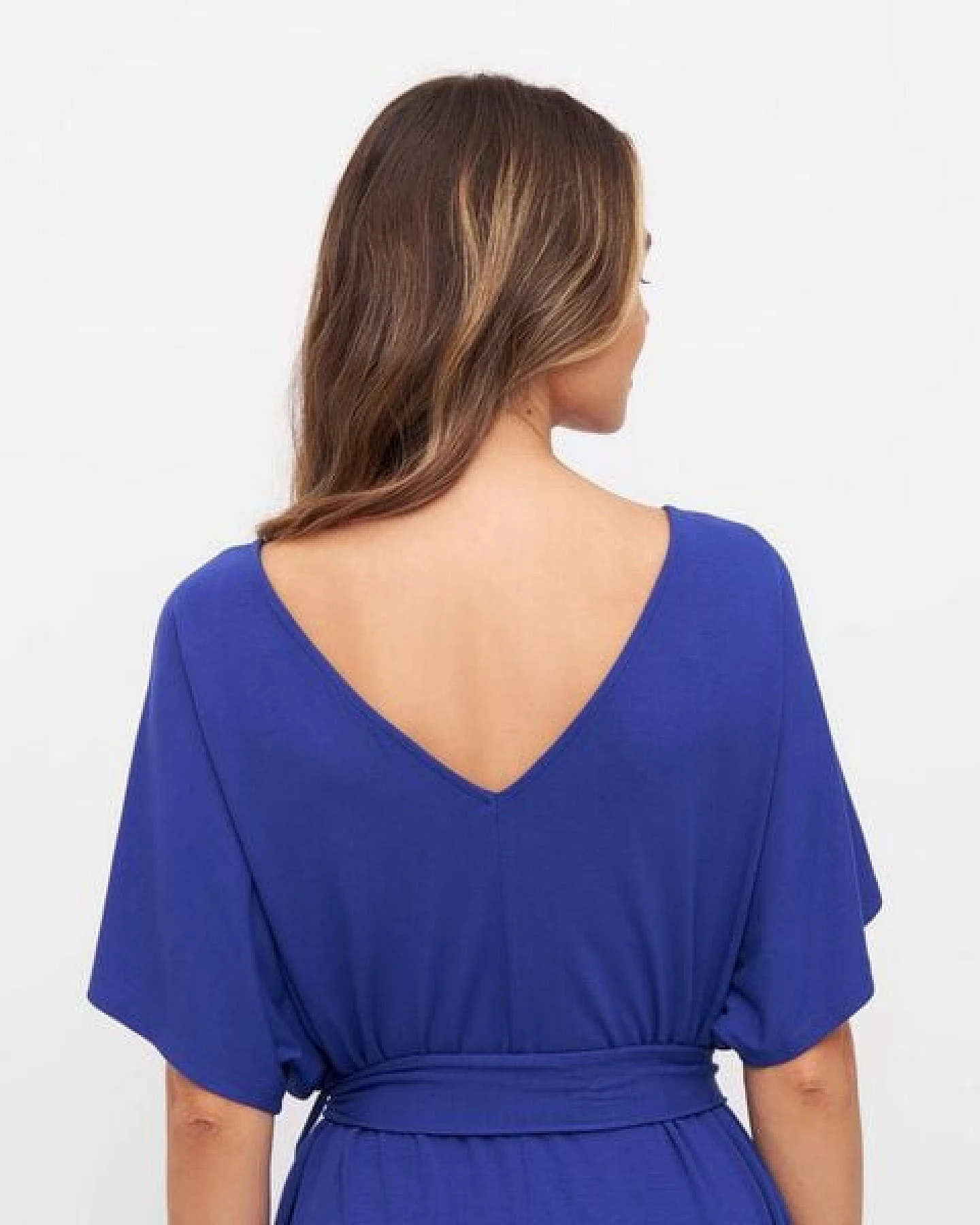 WiDDA berlin Jerseykleid ANNA kobalt aus ECOVERO® Jersey – Ansicht 3