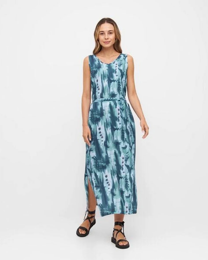 WiDDA berlin Maxikleid mit Aquarell Print aus TENCEL®