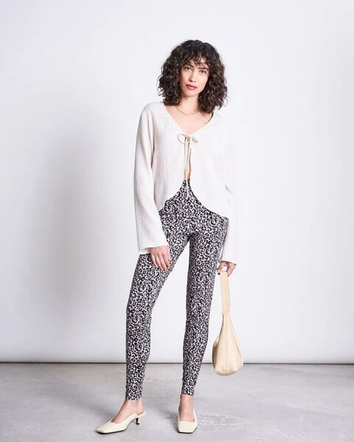 JAN N JUNE LEGGINGS LEO PRINT GOTS
