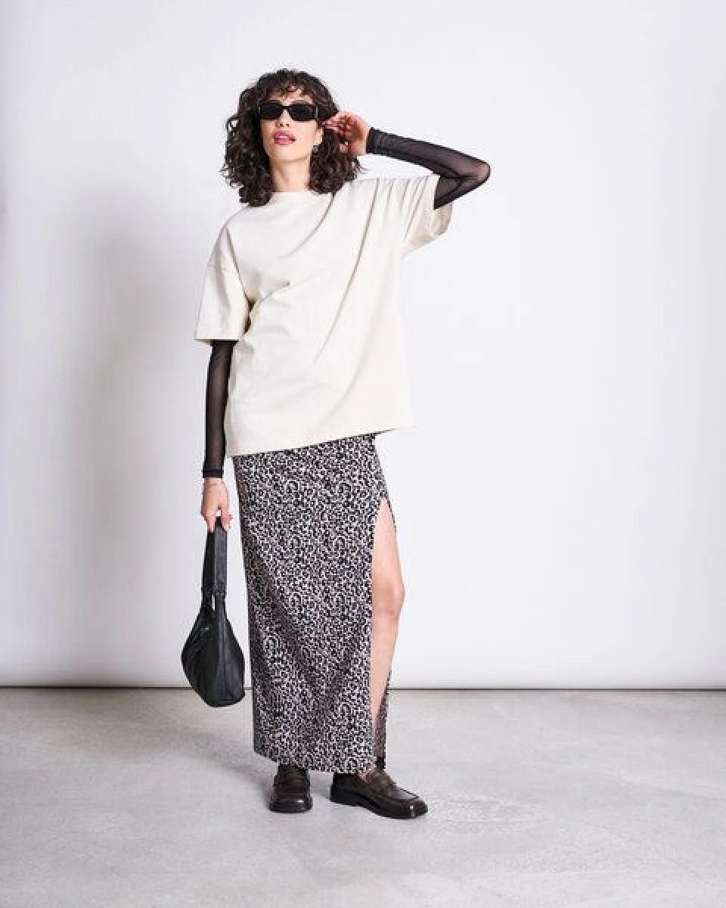 JAN N JUNE MAXI ROCK LUSTA LEO PRINT GOTS – Ansicht 2
