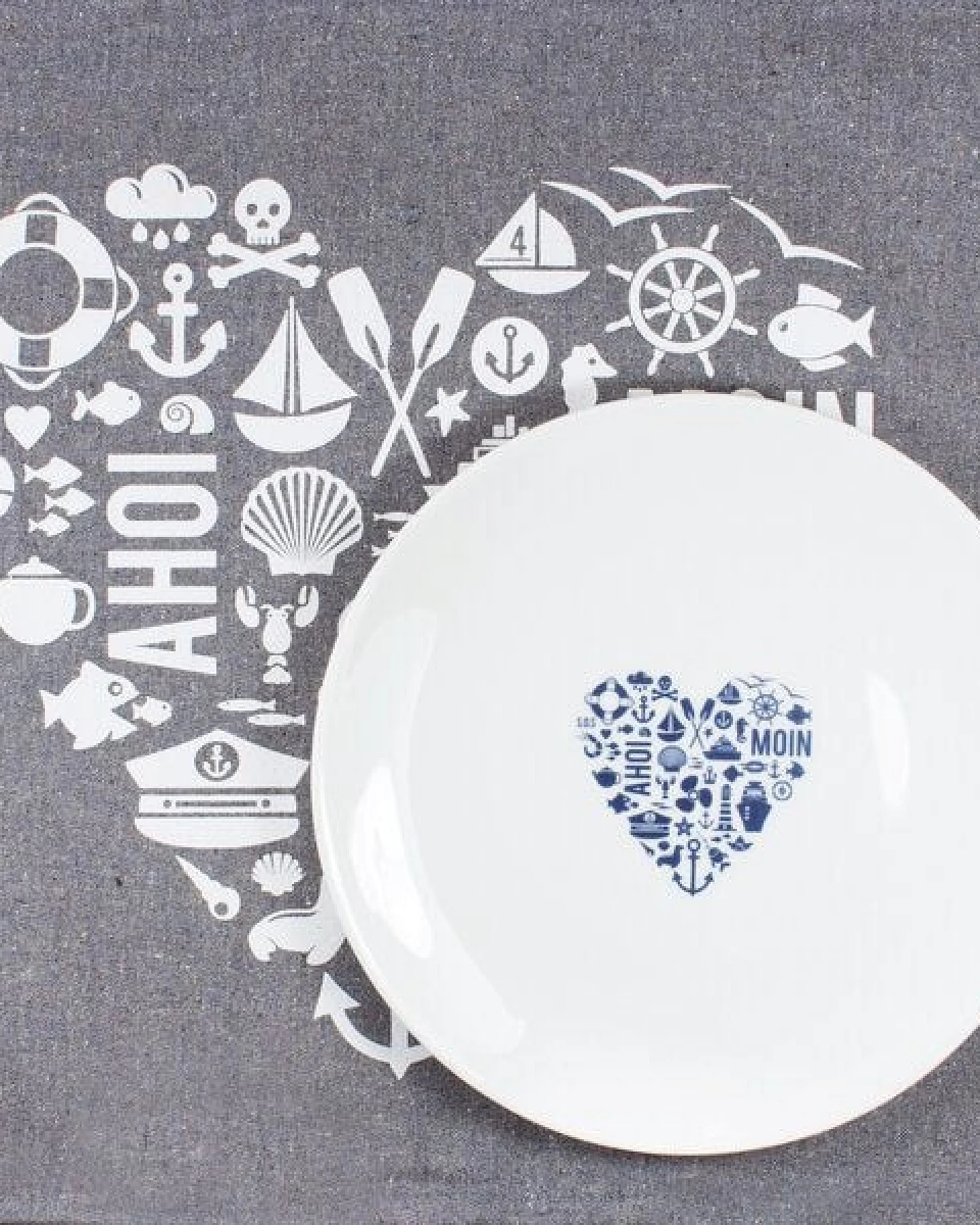 Bow & Hummingbird Porzellanteller Nordisch by Heart – Ansicht 4