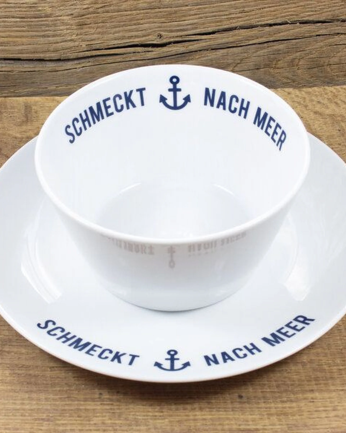 Bow & Hummingbird Porzellanschale Schmeckt nach Meer – Ansicht 3