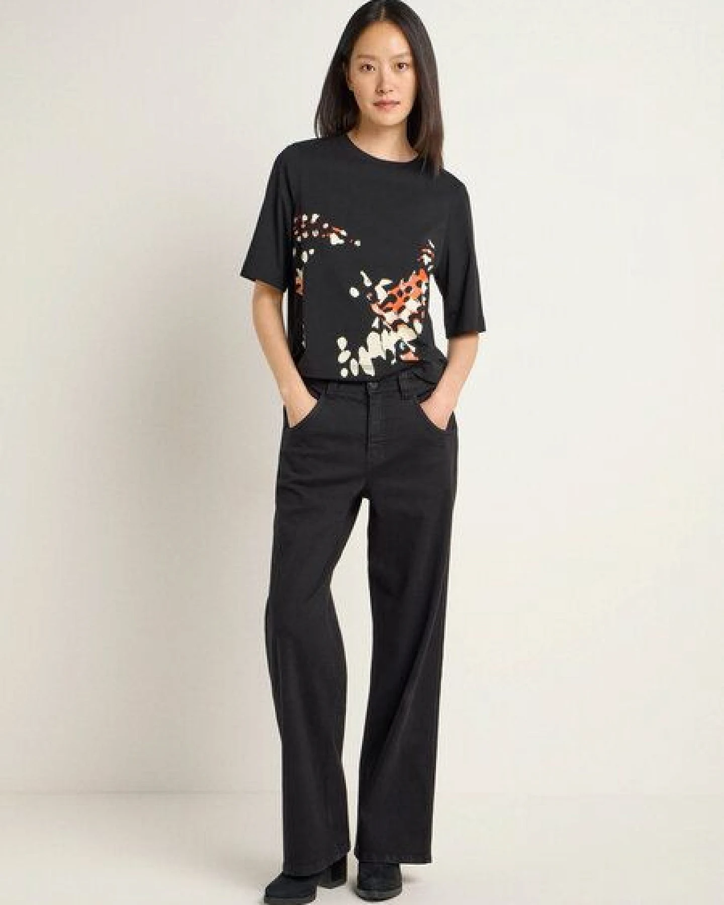 LANIUS Statementshirt BUTTERFLY aus Bio-Baumwolle – Ansicht 2