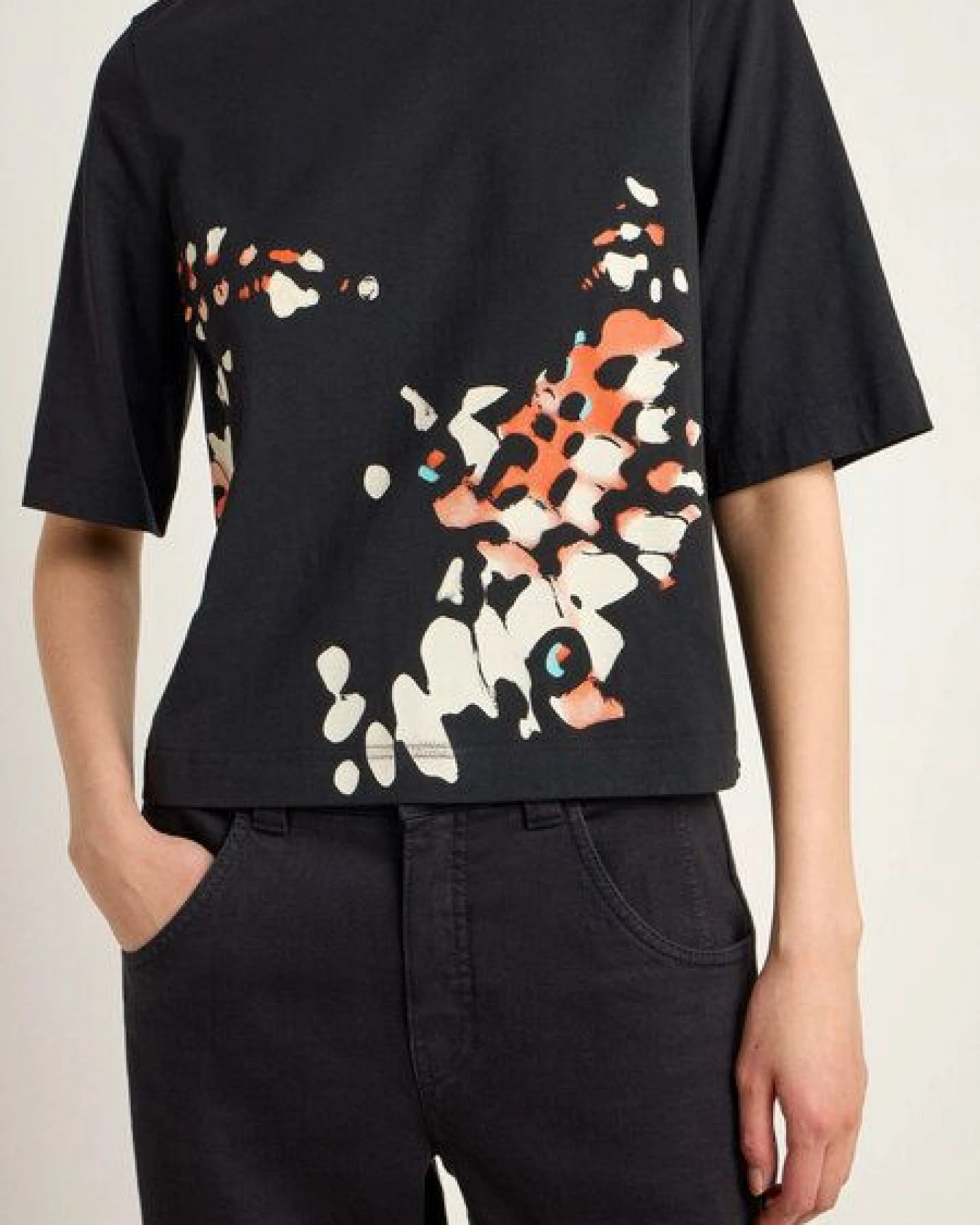 LANIUS Statementshirt BUTTERFLY aus Bio-Baumwolle – Ansicht 4