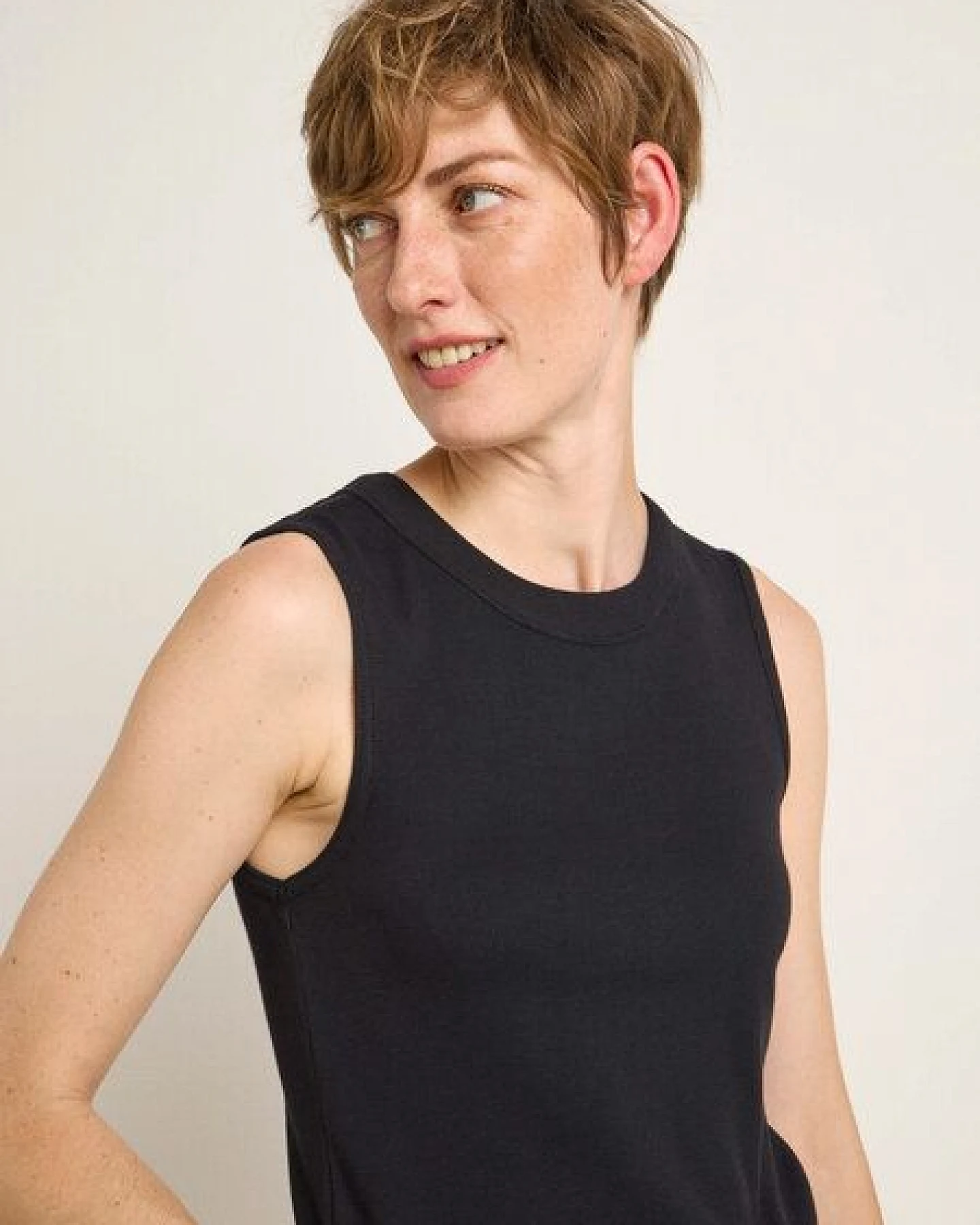 LANIUS Cropped Top aus Bio-Baumwolle – Ansicht 3
