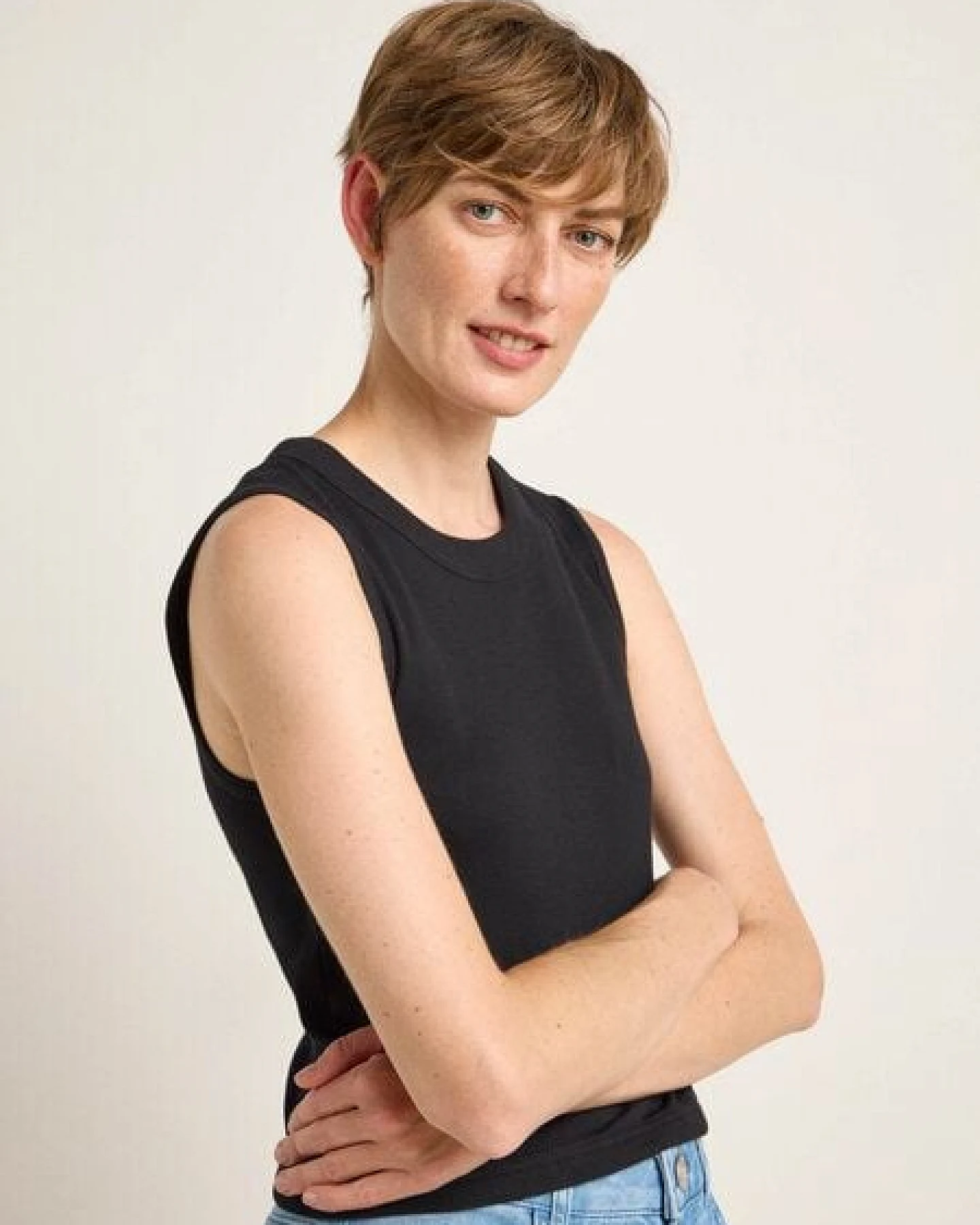LANIUS Cropped Top aus Bio-Baumwolle – Ansicht 4