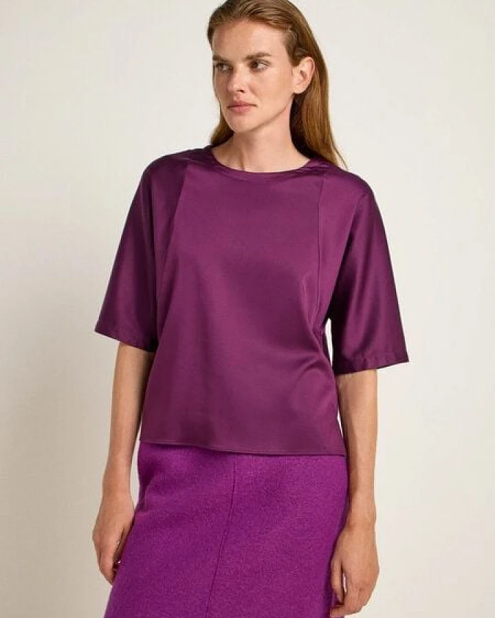 LANIUS 3/4 Arm Bluse aus TENCEL Lyocell