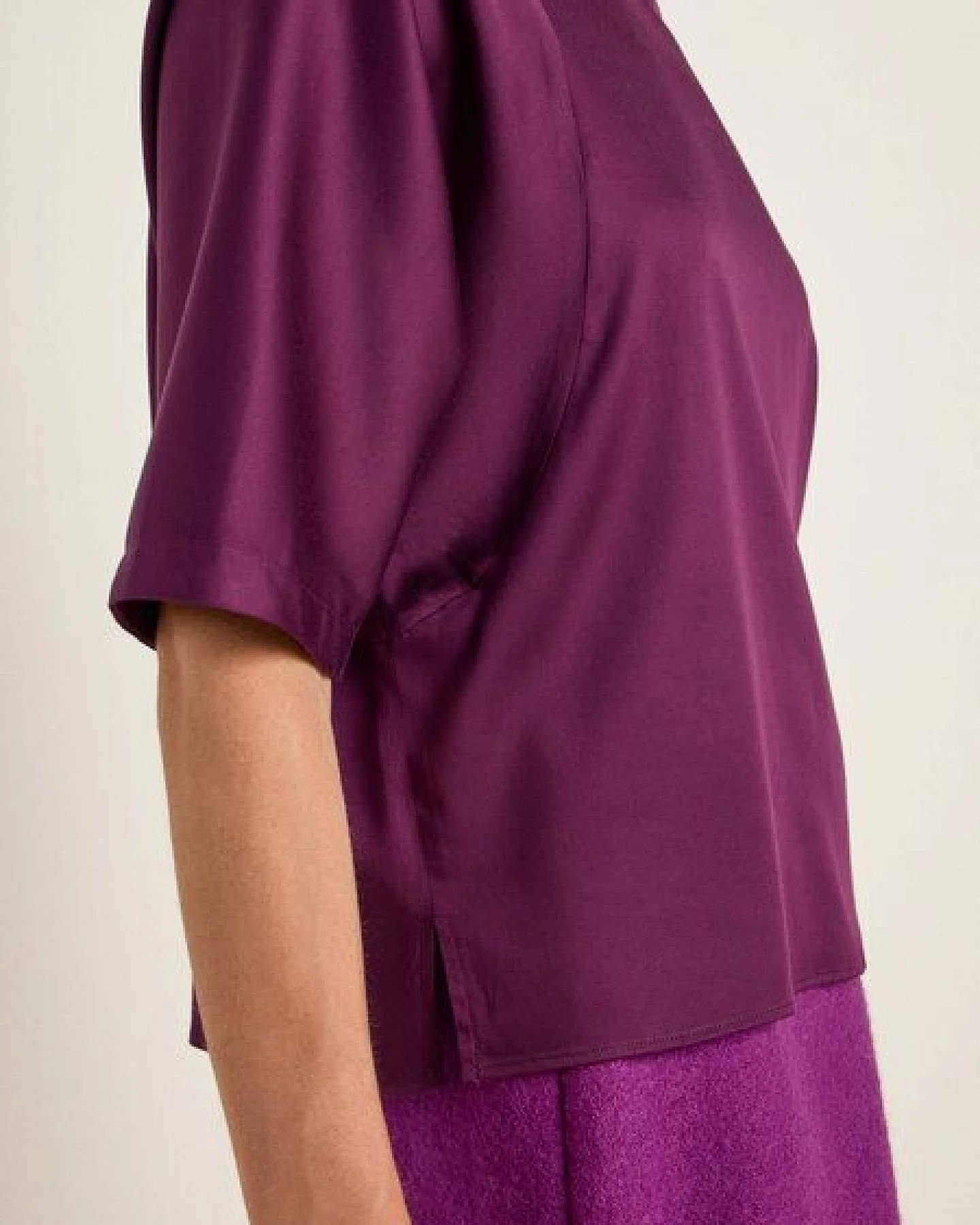 LANIUS 3/4 Arm Bluse aus TENCEL Lyocell – Ansicht 4