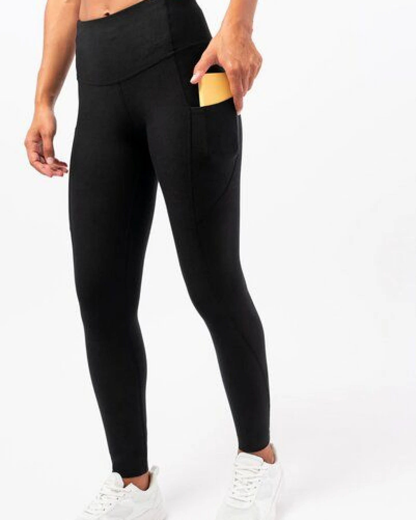 Tripulse Vielseitige Damen Sport & Yoga Leggings aus TENCEL mit Seitentaschen – Ansicht 2