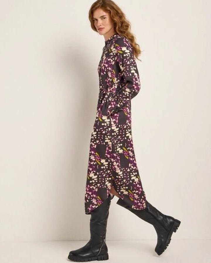 LANIUS Midikleid aus TENCEL Lyocell